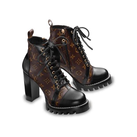 louis vuitton stiefel braun|louis vuitton brown in boots.